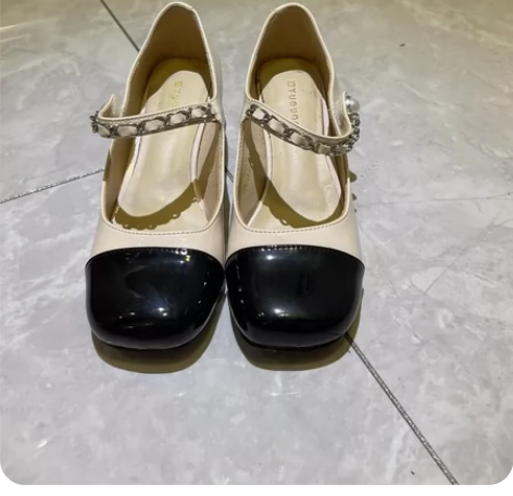 玛丽珍写粗跟鞋 上脚秀气显乖 跟高5厘米 ...