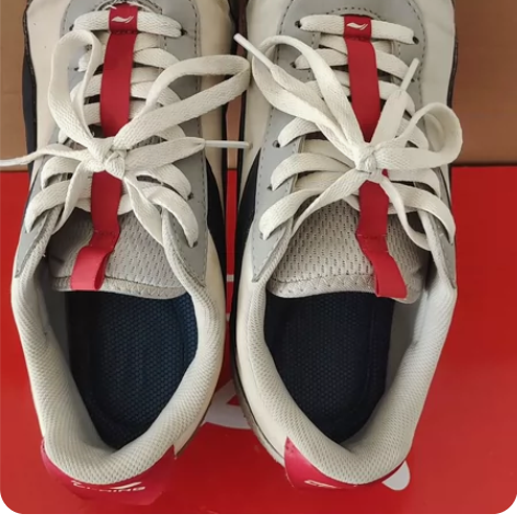 43码男李宁阿甘鞋！5-6成新！现低价出了...