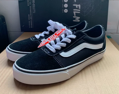 全新正品Vans范斯经典低帮板鞋黑白war...