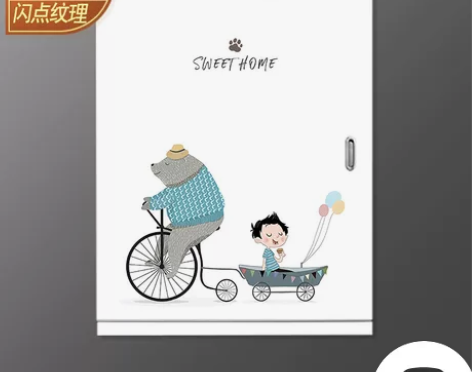遮挡箱自粘卡通装饰画墙上电表箱电源贴画配电...
