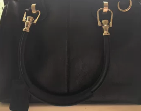 K-style tokyo黑色牛皮女包 1...