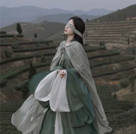 【汉服出租】全新云月梢国风原月上梢汉服女原...