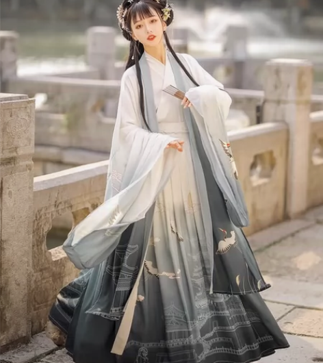 滕王阁汉服女款原创晋制齐腰襦裙魏晋风古装全...