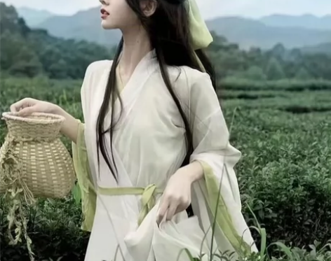 原创魏晋成人汉服女学生直裾古装广袖交领襦裙...