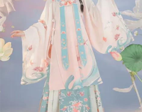 玉术【双鱼座】原创汉服女明制长衫齐腰襦裙刺...