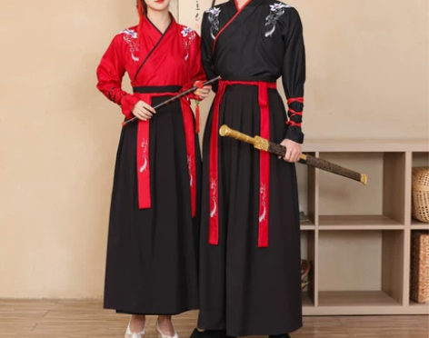 汉服改良古装汉服女中国风仙气武侠服古风交领...