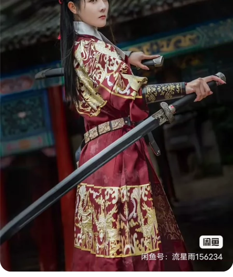 瑞龙吟丨如梦霓裳明制秋冬季汉服男织金飞鱼服...