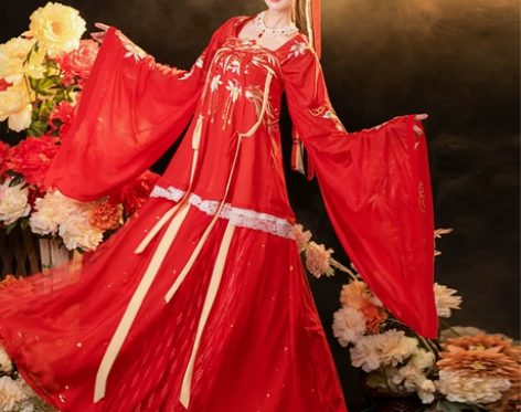 如梦霓裳原创魏晋南北朝汉服女广袖襦齐腰破裙...