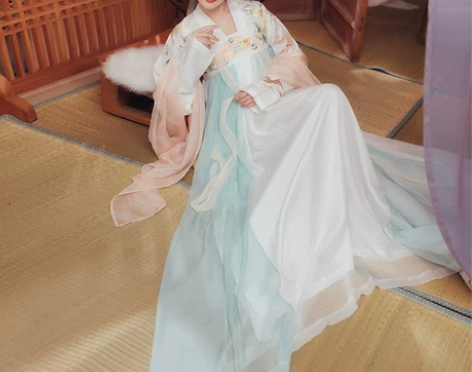 都城南庄汉服 暮初尘 原创浅色齐胸襦裙非古...