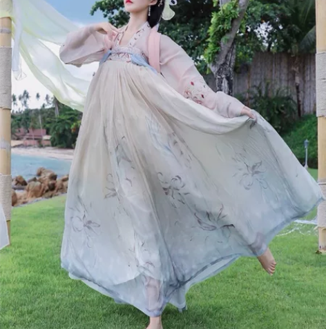 【都城南庄】原创汉服洞仙歌齐胸襦裙 尺码X...