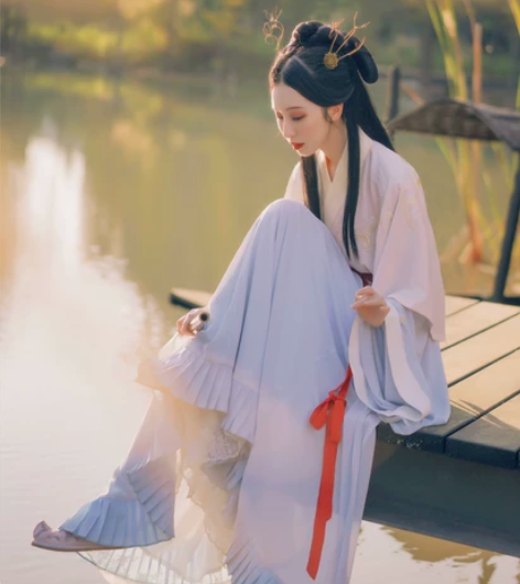 ＃汉服发簪 ＃发簪 纯铜黄铜鹿角簪 发梳汉...