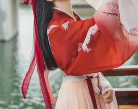 汉服女仙气学生改良飘逸中国风齐胸襦裙古风汉...