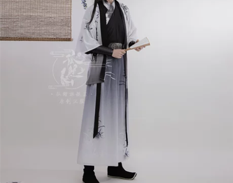 孤鲤原创【墨蘭詞】汉服男女同款春夏中国风宋...