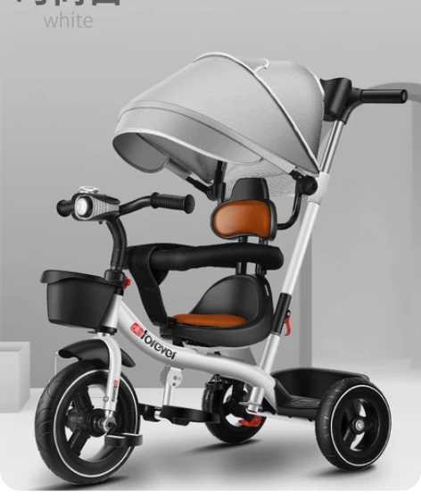 永久儿童三轮车 遛娃手车 宝宝自行车...