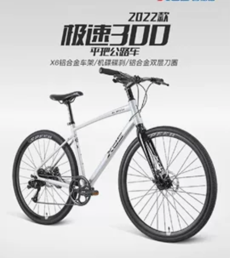 XDS喜德盛极速300平把公路车，网红爆款...