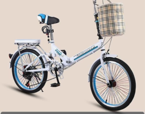 可折叠自行车女超轻便携单车小型轮16寸20...