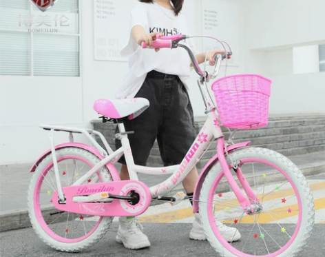 儿童自行车女6-8-10-12岁20寸女童...
