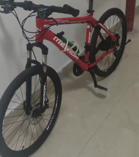 美利达公爵500八成新新换的轮胎胎毛还在，...