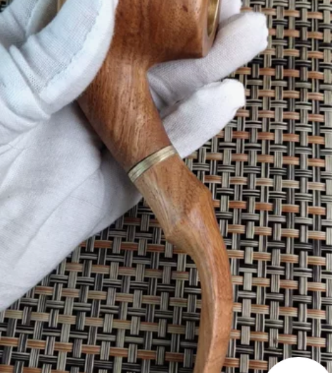 缅甸花梨木烟斗两用实木拉杆过滤芯烟斗 ！材...