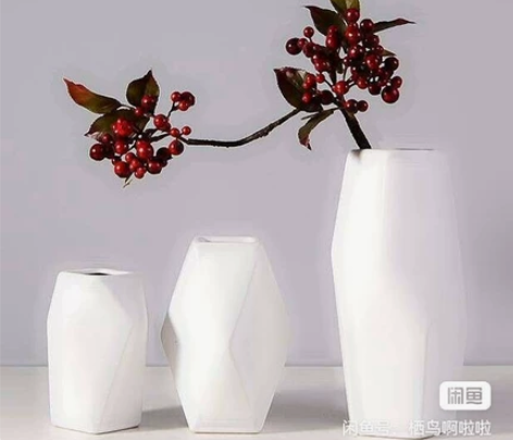 清仓大甩卖几何体花瓶便宜处理插花花瓶  小...