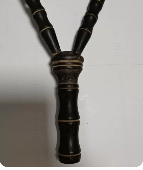 老物件古董567老弹弓木质弹弓玩具，全网唯...