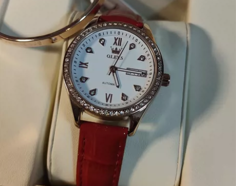 OLEVS正品女士手表女款全自动机械表防水...