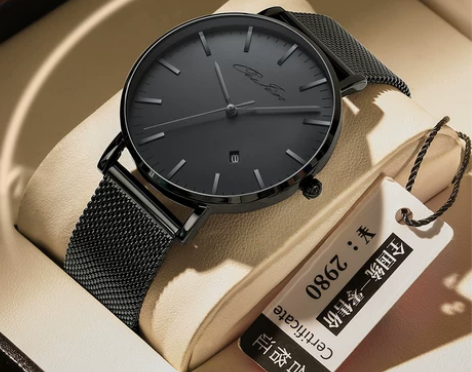 高中生手表男初中学生潮流防水机械高级感男士...