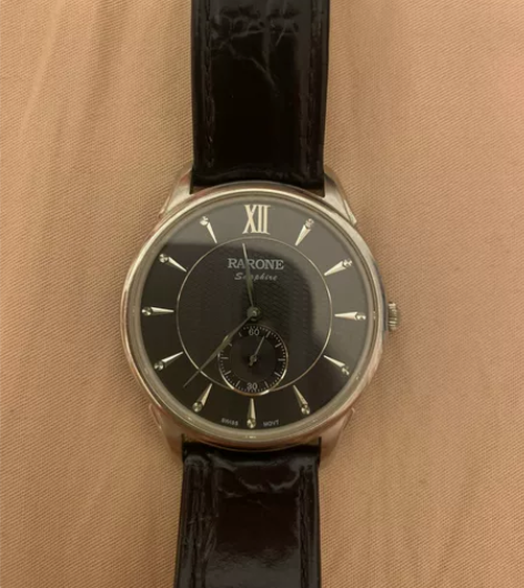 雷诺男款手表，专柜正品，八成新，表盘无任何...