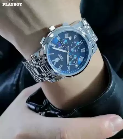 名牌手表,男士石英表,花花公子的 外表时尚...