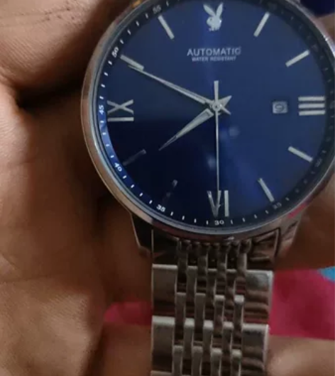 花花公子升级版全自动机械手表,走的准质量保...