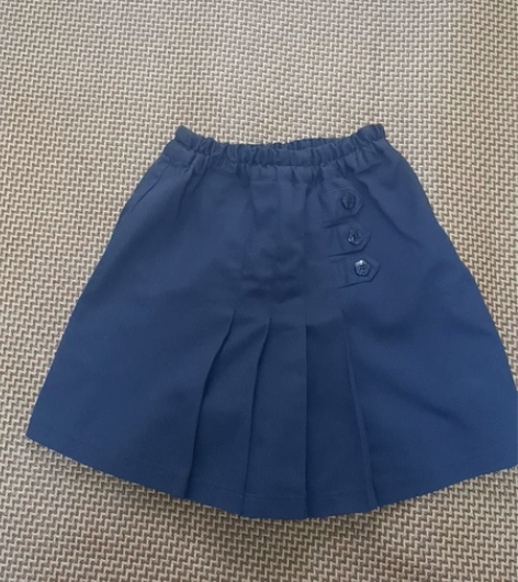 伊顿纪德校服女夏季三粒扣百褶裙裤 藏青色 ...