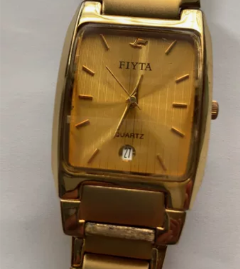 飞亚达石英男表，型号M1101见底盖。外观...