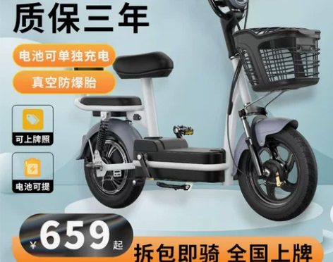 杂牌垃圾电动自行车，全新车，半年内车，电瓶...