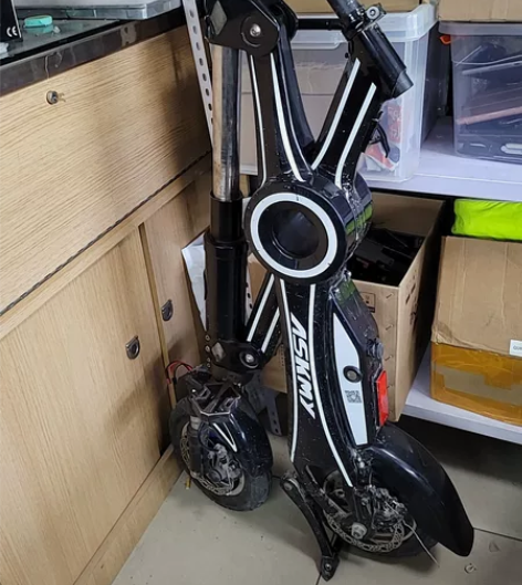 恩斯迈x1折叠电动车，锂电池，能跑个15-...