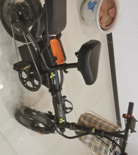 tomofree折叠电动自行车锂电池成人小...