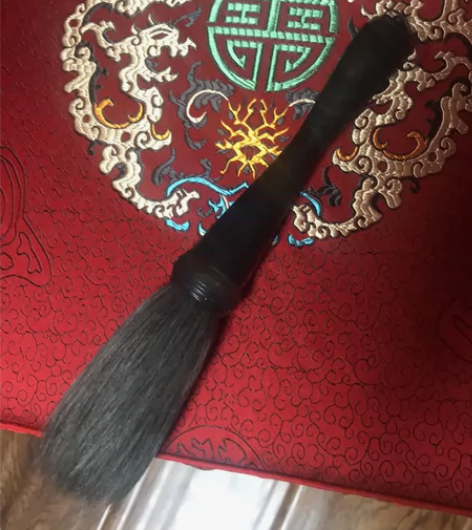 老毛笔。.........。老牛角羊毫京渣...