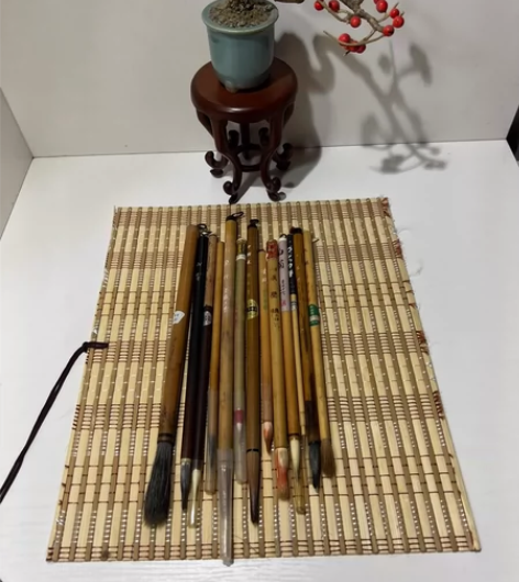 回流——一组老毛笔【蘭亭作/东京筆匠/千竹...