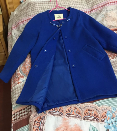 ZLL 品牌毛呢大衣M码 499元购入  ...
