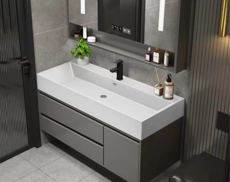 【工地违约处理25套】海洋盆浴室柜组合实木...