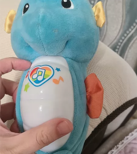 费雪声光安抚玩偶小海马胎教亲子早教婴幼儿音...