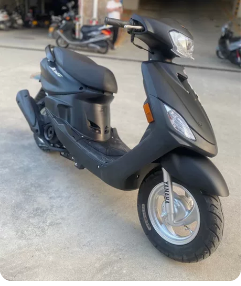 摩托车整车磨砂黑 YAMAHA巧格100c...