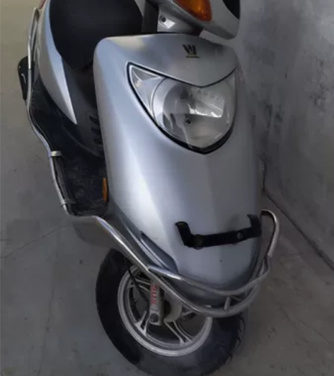 豪爵＜喜之星＞排量110踏板摩托车，一打就...