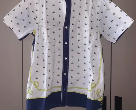 正品 Sacai 男士 衬衫 assoc ...