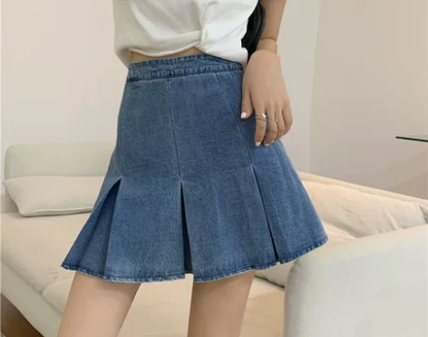 大码包臀a字半身裙女2021年夏季胖mm韩版百搭显瘦牛仔裙短... 大码包臀a字半身裙女2021年夏季胖mm韩版百搭显瘦牛仔裙短...