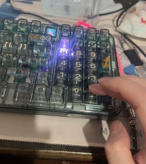 凯华水母轴 段落轴 1.9元一颗 用了几...