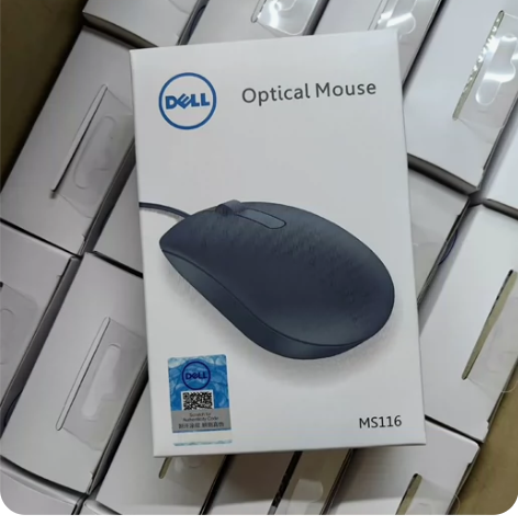 戴尔MS116鼠标有线商务办公鼠标台式笔记...