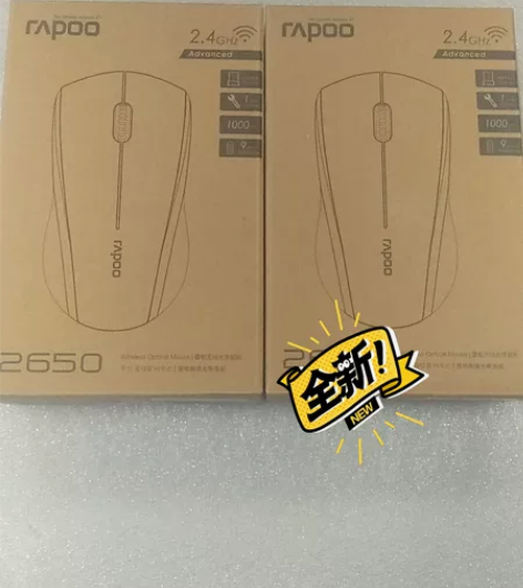 雷柏无线鼠标2.4G无线鼠标,全新原装正品...