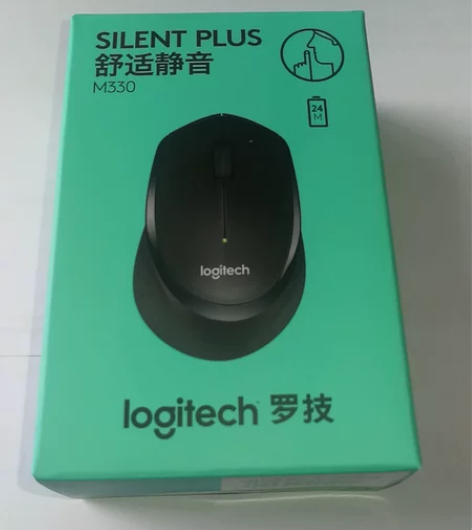 全新正品罗技M330无线静音鼠标黑色 全国...