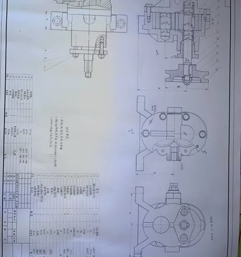 计算机辅助绘图，二维制图，手工图纸，机械制...