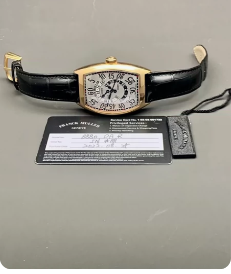 法兰克穆勒是世界顶级腕表品牌之一，酒桶造型...